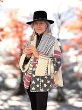 Quilt coat jacket "USA" OOAK